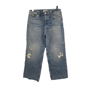 Zara | Jeans | Zara The Grunge Pant Wide Leg Cropped Jeans | Poshmark